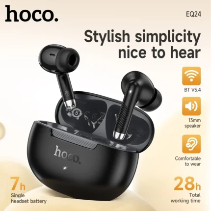 hoco eq24 - HOCO EQ24 Bluetooth v5.4 écouteurs intra-auriculaires sport Hifi stéréo - INFINITY WEEB Algérie