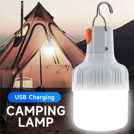 outdoor usb - Outdoor USB Rechargeable LED Lamp Bulbs High Brightness Emergency Light Hook Up Camping Fishing Portable Lantern Night Lights - INFINITY WEEB Algérie