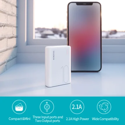 Romoss PSL10 10000 mAh Portable Power Bank - Image 6 - INFINITY WEEB