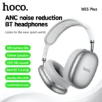 Casque Bluetooth anti-bruit HOCO W55 Plus, 90h autonomie. - Image 1 - INFINITY WEEB