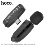Microphone Lavalier sans fil HOCO L15 pour iPhone/Android 2.4GHZ Mini Audio/Vidéo Microfone - Image 5 - INFINITY WEEB