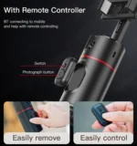 YESIDO intelligent anti-tremblement bâton de selfie à cardan avec suivi de reconnaissance faciale et stabilisateur d'équilibre automatique. - Image 5 - INFINITY WEEB