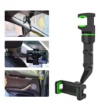 Support de téléphone pour rétroviseur voiture, 360° rotatif et rétractable, multifonctionnel - Image 4 - INFINITY WEEB