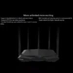 Tenda AC1200 AC7 Routeur Wi-Fi sans fil, répéteur de bande avec 5 antennes à gain élevé de 6 dBi pour une couverture étendue. - Image 2 - INFINITY WEEB