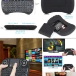 Clavier sans fil 2.4GHz 92 touches avec télécommande Fly Air Mouse, pavé tactile et rétroéclairage 3 couleurs. - Image 6 - INFINITY WEEB