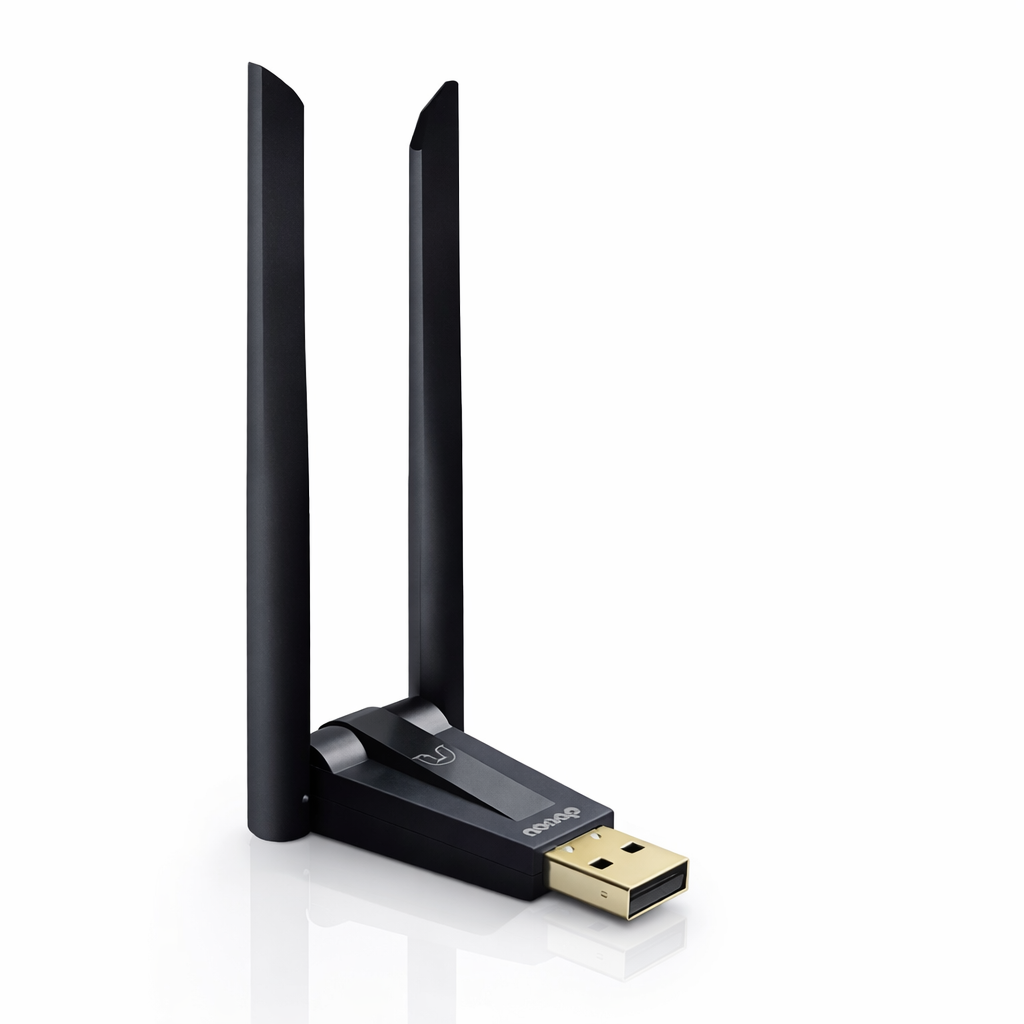 ChatGPT Image Jan 3, 2026, 12 37 00 PM adaptateur wifi - Adaptateur WiFi USB AUFA W136 double antenne haut gain (300 Mbps, 2,4 GHz, Soft AP). - INFINITY WEEB Algérie